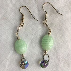 Beautiful Unique Czechoslovakian Glass Earrings